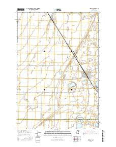 Herman Minnesota Current topographic map, 1:24000 scale, 7.5 X 7.5 Minute, Year 2016