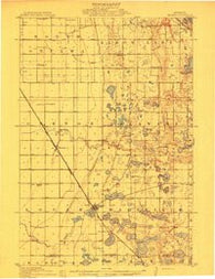Herman Minnesota Historical topographic map, 1:62500 scale, 15 X 15 Minute, Year 1911