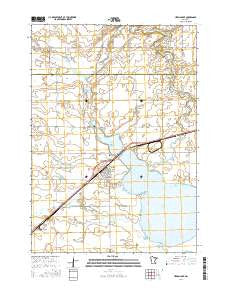 Heron Lake Minnesota Current topographic map, 1:24000 scale, 7.5 X 7.5 Minute, Year 2016