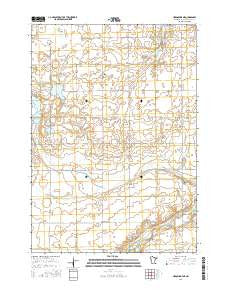 Heron Lake NE Minnesota Current topographic map, 1:24000 scale, 7.5 X 7.5 Minute, Year 2016