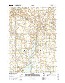 Heron Lake NW Minnesota Current topographic map, 1:24000 scale, 7.5 X 7.5 Minute, Year 2016