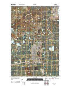 Hibbing Minnesota Historical topographic map, 1:24000 scale, 7.5 X 7.5 Minute, Year 2010