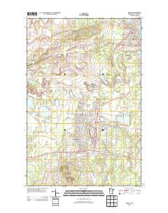 Hibbing Minnesota Historical topographic map, 1:24000 scale, 7.5 X 7.5 Minute, Year 2013