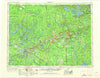 Hibbing Minnesota Historical topographic map, 1:250000 scale, 1 X 2 Degree, Year 1954