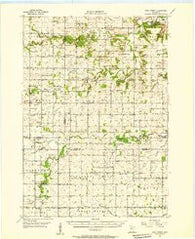 High Forest Minnesota Historical topographic map, 1:62500 scale, 15 X 15 Minute, Year 1955