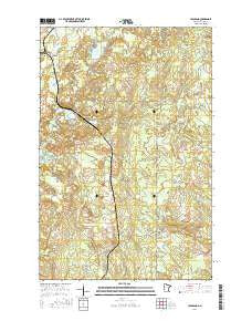 Highland Minnesota Current topographic map, 1:24000 scale, 7.5 X 7.5 Minute, Year 2016