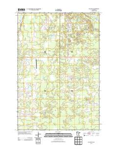 Hillman SE Minnesota Historical topographic map, 1:24000 scale, 7.5 X 7.5 Minute, Year 2013