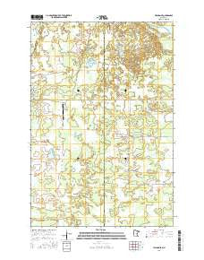 Hillman SE Minnesota Current topographic map, 1:24000 scale, 7.5 X 7.5 Minute, Year 2016