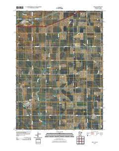 Hills Minnesota Historical topographic map, 1:24000 scale, 7.5 X 7.5 Minute, Year 2010