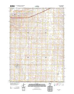 Hills Minnesota Historical topographic map, 1:24000 scale, 7.5 X 7.5 Minute, Year 2013