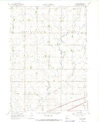 Hills NE Minnesota Historical topographic map, 1:24000 scale, 7.5 X 7.5 Minute, Year 1967