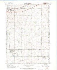 Hills Minnesota Historical topographic map, 1:24000 scale, 7.5 X 7.5 Minute, Year 1967