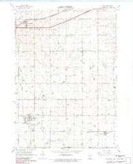 Hills Minnesota Historical topographic map, 1:24000 scale, 7.5 X 7.5 Minute, Year 1967