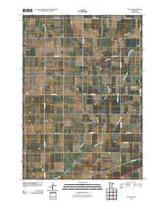 Hills NE Minnesota Historical topographic map, 1:24000 scale, 7.5 X 7.5 Minute, Year 2010