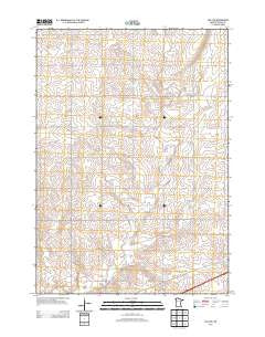 Hills NE Minnesota Historical topographic map, 1:24000 scale, 7.5 X 7.5 Minute, Year 2013