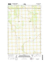 Hilman Lake Minnesota Current topographic map, 1:24000 scale, 7.5 X 7.5 Minute, Year 2016