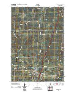 Hinckley Minnesota Historical topographic map, 1:24000 scale, 7.5 X 7.5 Minute, Year 2010
