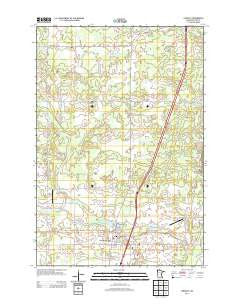 Hinckley Minnesota Historical topographic map, 1:24000 scale, 7.5 X 7.5 Minute, Year 2013