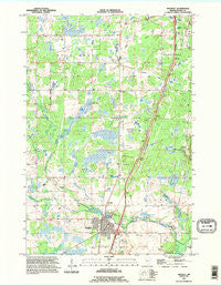 Hinckley Minnesota Historical topographic map, 1:24000 scale, 7.5 X 7.5 Minute, Year 1991