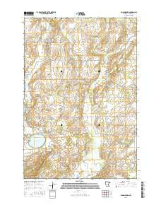 Holdingford Minnesota Current topographic map, 1:24000 scale, 7.5 X 7.5 Minute, Year 2016