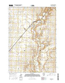 Holland Minnesota Current topographic map, 1:24000 scale, 7.5 X 7.5 Minute, Year 2016