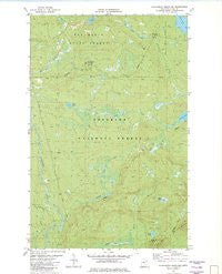 Honeymoon Mountain Minnesota Historical topographic map, 1:24000 scale, 7.5 X 7.5 Minute, Year 1981