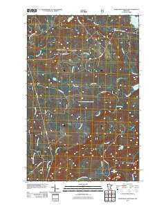 Honeymoon Mountain Minnesota Historical topographic map, 1:24000 scale, 7.5 X 7.5 Minute, Year 2011