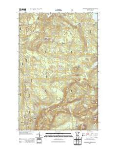 Honeymoon Mountain Minnesota Historical topographic map, 1:24000 scale, 7.5 X 7.5 Minute, Year 2013