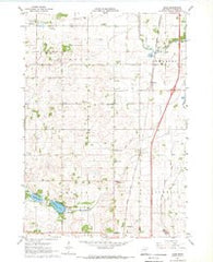 Hope Minnesota Historical topographic map, 1:24000 scale, 7.5 X 7.5 Minute, Year 1967
