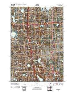 Hopkins Minnesota Historical topographic map, 1:24000 scale, 7.5 X 7.5 Minute, Year 2010