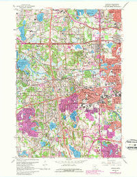 Hopkins Minnesota Historical topographic map, 1:24000 scale, 7.5 X 7.5 Minute, Year 1967