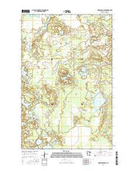 Horsehead Lake Minnesota Current topographic map, 1:24000 scale, 7.5 X 7.5 Minute, Year 2016