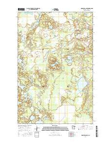 Horsehead Lake Minnesota Current topographic map, 1:24000 scale, 7.5 X 7.5 Minute, Year 2016