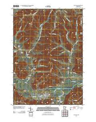 Houston Minnesota Historical topographic map, 1:24000 scale, 7.5 X 7.5 Minute, Year 2010