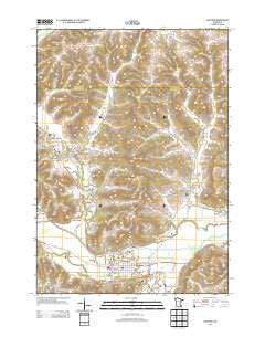 Houston Minnesota Historical topographic map, 1:24000 scale, 7.5 X 7.5 Minute, Year 2013