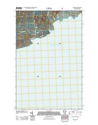 Hovland Minnesota Historical topographic map, 1:24000 scale, 7.5 X 7.5 Minute, Year 2011