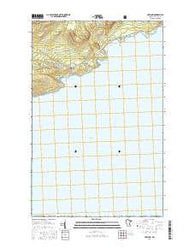 Hovland Minnesota Current topographic map, 1:24000 scale, 7.5 X 7.5 Minute, Year 2016
