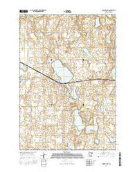 Howard Lake Minnesota Current topographic map, 1:24000 scale, 7.5 X 7.5 Minute, Year 2016