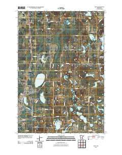 Hugo Minnesota Historical topographic map, 1:24000 scale, 7.5 X 7.5 Minute, Year 2010