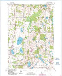 Hugo Minnesota Historical topographic map, 1:24000 scale, 7.5 X 7.5 Minute, Year 1967