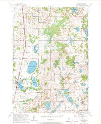 Hugo Minnesota Historical topographic map, 1:24000 scale, 7.5 X 7.5 Minute, Year 1967