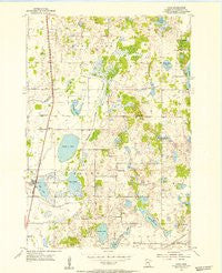 Hugo Minnesota Historical topographic map, 1:24000 scale, 7.5 X 7.5 Minute, Year 1954