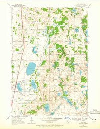 Hugo Minnesota Historical topographic map, 1:24000 scale, 7.5 X 7.5 Minute, Year 1954