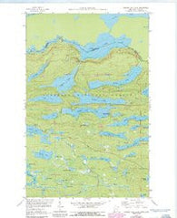 Hungry Jack Lake Minnesota Historical topographic map, 1:24000 scale, 7.5 X 7.5 Minute, Year 1959