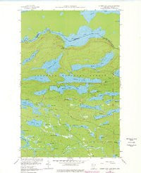 Hungry Jack Lake Minnesota Historical topographic map, 1:24000 scale, 7.5 X 7.5 Minute, Year 1959