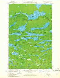 Hungry Jack Lake Minnesota Historical topographic map, 1:24000 scale, 7.5 X 7.5 Minute, Year 1959