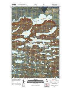 Hungry Jack Lake Minnesota Historical topographic map, 1:24000 scale, 7.5 X 7.5 Minute, Year 2011