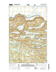Hungry Jack Lake Minnesota Current topographic map, 1:24000 scale, 7.5 X 7.5 Minute, Year 2016