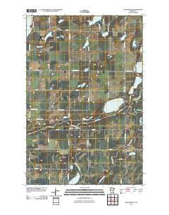 Huntersville Minnesota Historical topographic map, 1:24000 scale, 7.5 X 7.5 Minute, Year 2010
