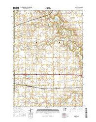 Huntley Minnesota Current topographic map, 1:24000 scale, 7.5 X 7.5 Minute, Year 2016